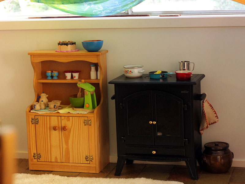 play kitchen reorganised